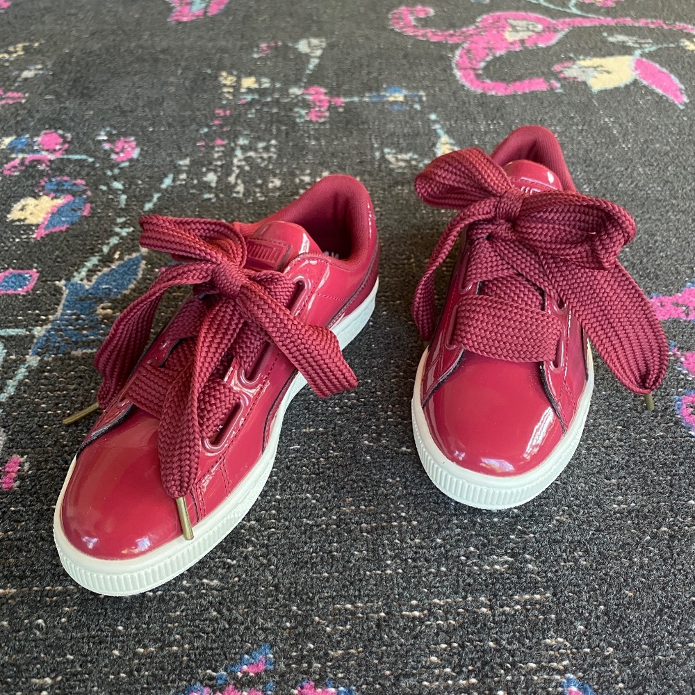Puma Basket Heart Patent Women's Sneakers